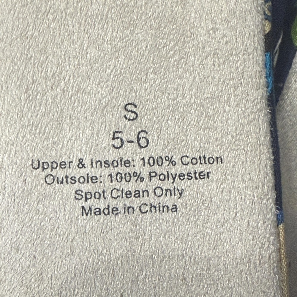 Vera Bradley Slippers Women Size Small 5-6 Multicolor Quilted Travel Case Floral - Picture 7 of 7